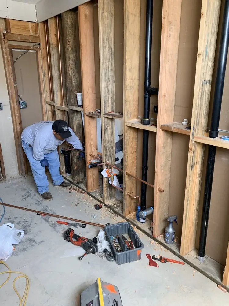 Commercial rough-in plumbing for Commercial Plumbing in Roxbury